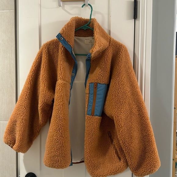 Basin and Range oversized fleece button up - Picture 1 of 3